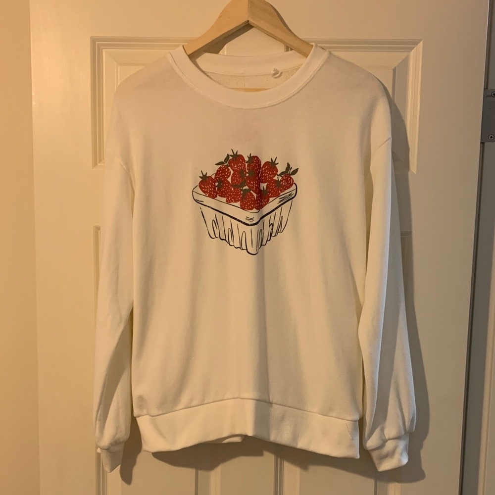 Charming Strawberry Basket Sweatshirt